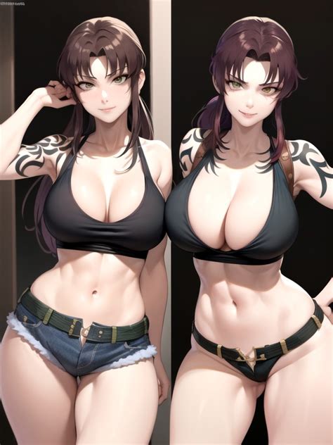 Ponytail Revy Black Lagoon Happy AI Porn