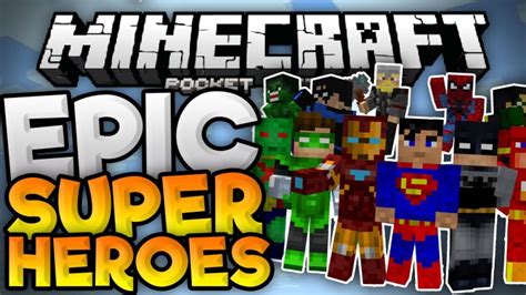 Superhero Mod | Minecraft PE Bedrock Mods