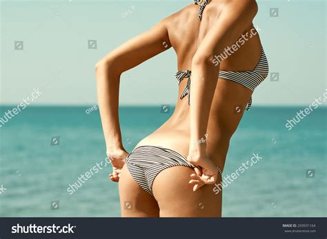 Sexy Back Beautiful Woman Creative Bikini Stock Photo 293931164 Shutterstock