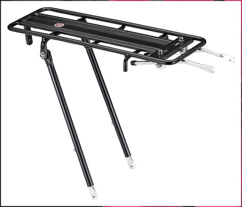 Schwinn Bike Rear Rack Bicycle Accessories, Adjustable Rear Rack, Black ...