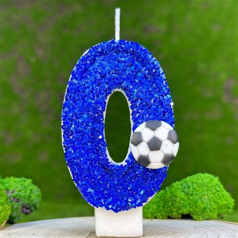 Soccer Birthday Candle 9th Soccer Cake Topper Decor Nine Year Candles