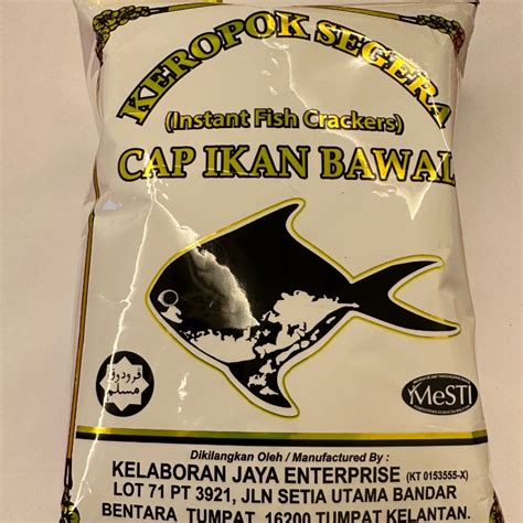 Keropok Segera Cap Ikan Bawal Gram