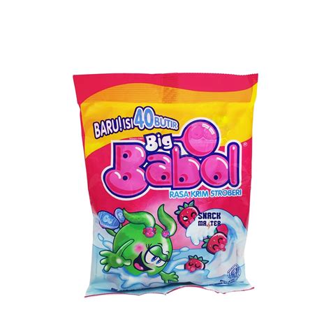 Jual Permen Karet Big Babol Zak Netto 128 Gr Isi 40 Butir Shopee