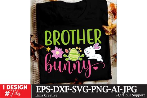 Brother Bunny Svg Cut File Graphic By Lima Creative · Creative Fabrica