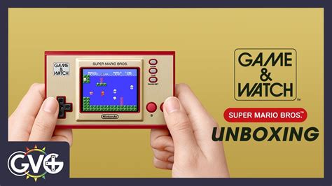 Unboxing The Super Mario 35th Anniversary Game And Watch Youtube