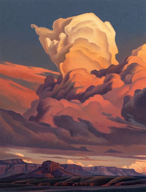 Snake Ranch — Womblegrinch Ed Mell B1942 Glowing Landscape