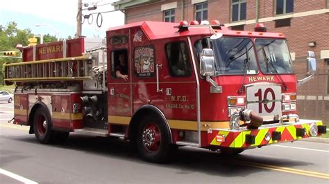 Newark Fire Department Engine Respinding Youtube