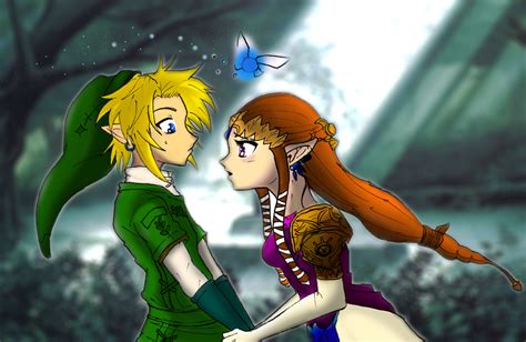 Link and Zelda love moment by rodneywoof on DeviantArt