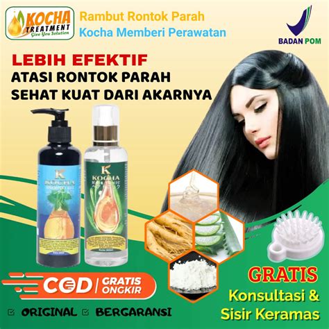 Jual Shampoo Rambut Rontok Parah Kocha Shampo Anti Ketombe Gatal Kulit