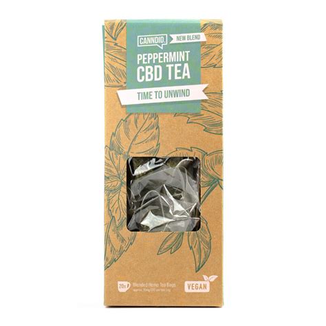 Peppermint CBD Tea -20 Cups- From Canndid