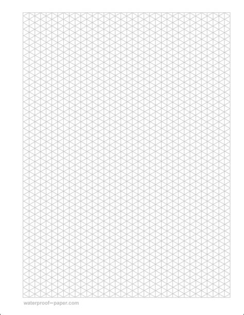 Free Printable Isometric Graph Paper