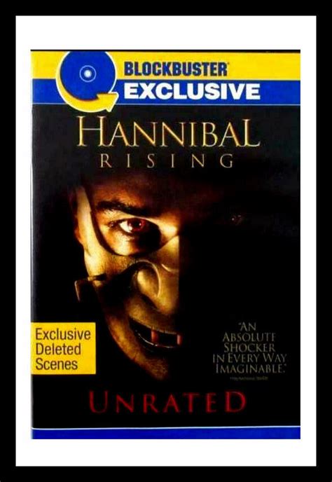 Hannibal Rising Dvd The Movie Unrated Gaspard Ulliel Rhys Ifans Gong