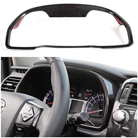 Voodonala For Runner Carbon Fiber Grain Dashboard Trim Fit Toyota