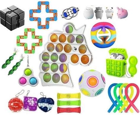 Fidget Toy Pakket Fidget Toys Box Fidget Toy Set 25 Stuks Airpods