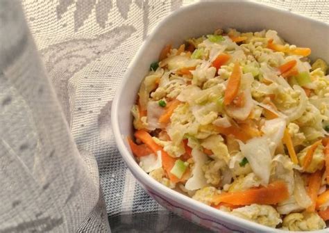 Cabbage And Carrots Stir Fry Recipe By Iskan Detia Karina Cookpad