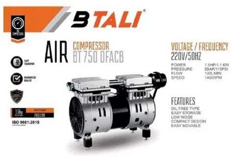 Ac Single Phase Btali Hp Oil Free Compressor Head At Rs In