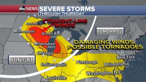 Midwest Prepares For Intense Severe Storms Threat Of Derecho Abc News