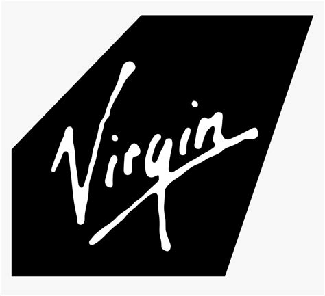 Transparent Virgin Logo Png - Virgin Airlines Logo Black, Png Download ...