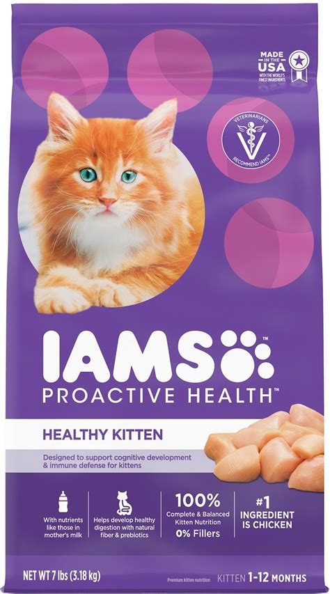 Iams Proactive Health Kitten Dry Cat Food 7 Lb Bag