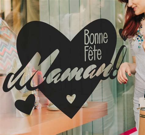 Sticker Bonne F Te Maman C Ur Tenstickers