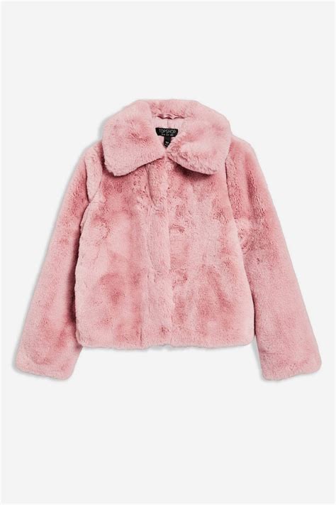 Topshop Faux Fur Coat