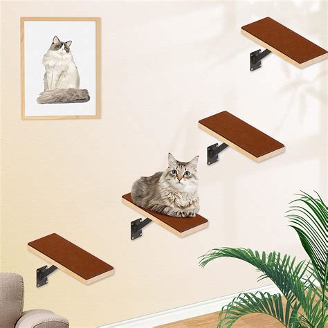 Amazon Calmbee Cat Wall Shelves Cat Wall Furniture 4 Packs Cat