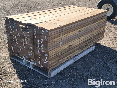 Green Pressure Treated Decking Boards BigIron Auctions