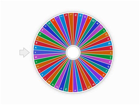 Alphabet Spin The Wheel