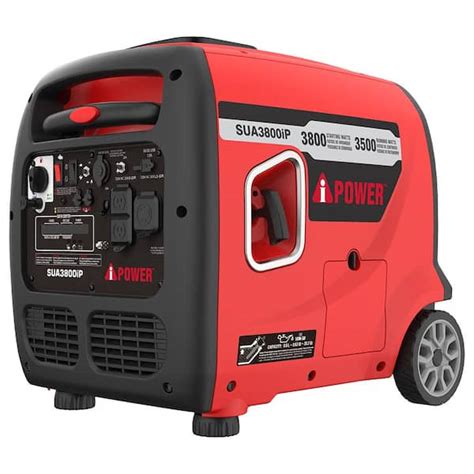 A Ipower Watt Recoil Start Gasoline Powered Inverter Generator