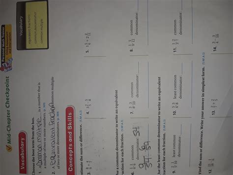 mid chapter checkpoint 5th grade chapter 6 awser key - brainly.com