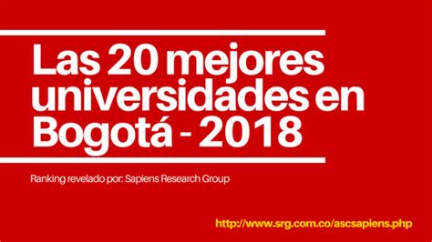 Las Mejores Universidades En Bogot Noticias Unad