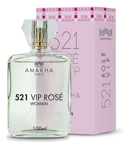 Perfume Amakha Paris Rose Vip Ml Grande Feminino Fragr Ncia