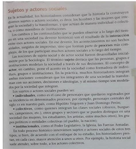 A Cu L Es La Importancia De Los Actores Sociales Indicar Sus