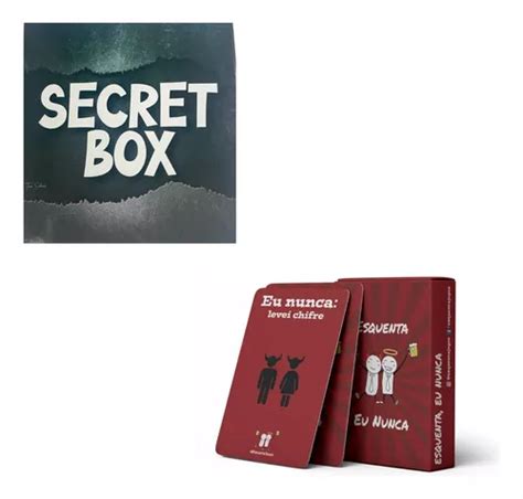 Kit Secret Box Esquenta Eu Nunca Jogos De Cartas Social