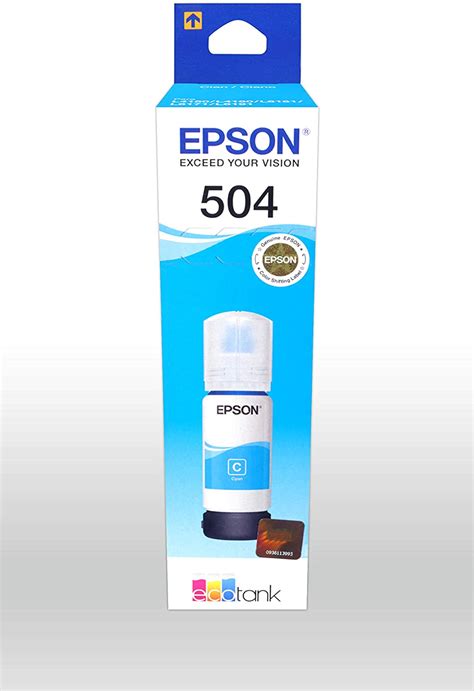 Refil De Tinta Original Epson Tanque Ecotank Ciano L