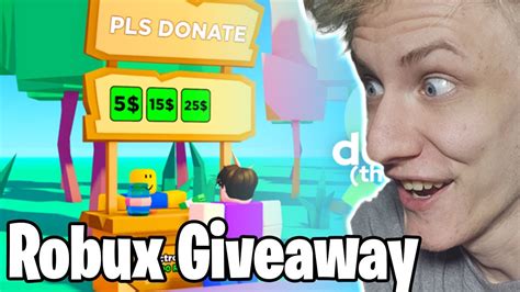 🔴 Pls Donate Live Giving Free Robux To Viewers Roblox Giveaway