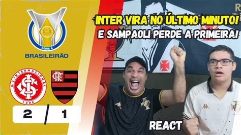 React Rea Es Vasca Nas A Internacional X Flamengo Gerson Faz