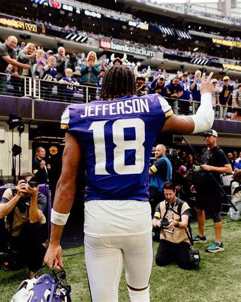 Justin Jefferson 4k Graphic Wallpaper