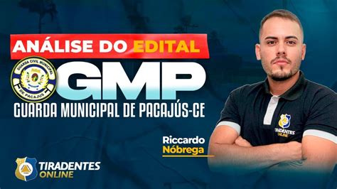 An Lise Do Edital Guarda Municipal De Pacajus Youtube