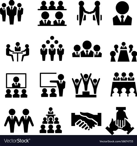 Business Team Icon Royalty Free Vector Image Vectorstock