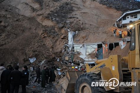 陕西榆林山体滑坡44人被埋8人死亡组图新闻中心新浪网