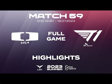 Dk Vs T Highlights All Games Match Lck Summer Split