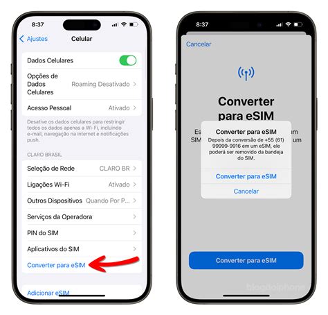 Como Converter Facilmente Um Sim F Sico Para Esim Iphone