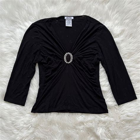 S Dark Coquette Black Blouse Depop Clothes Aesthetic Clothes