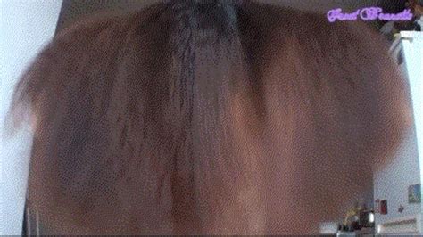 Hair Combing And Playing Story Of GREAT And SEXY BRUNETTE Clips4sale