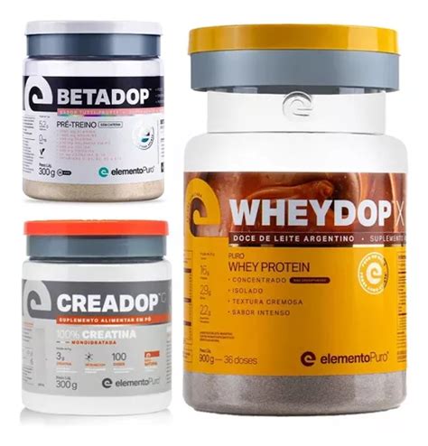 Kit Suplemento Whey Protein creatina pré Treino Frete grátis