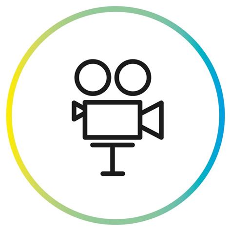 Premium Vector Cinema Camera Icon