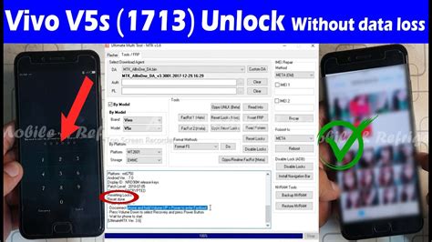 Vivo V5s 1713 Password Unlock Without Data Loss Umt Youtube