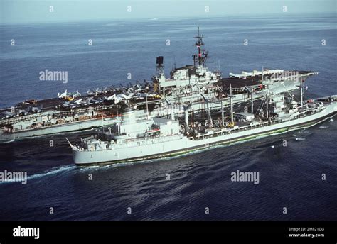 A Starboard Quarter View Of The Oiler Usns Hassayampa T Ao 145