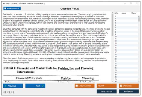 Test Prep Cfa Level 2 Study And Practice Exam Dumps 2024